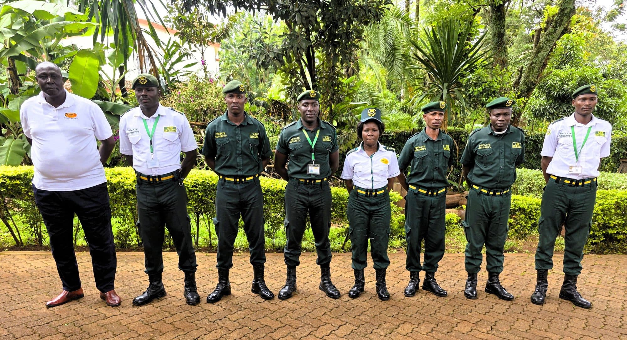 ARN Security guards in uniform