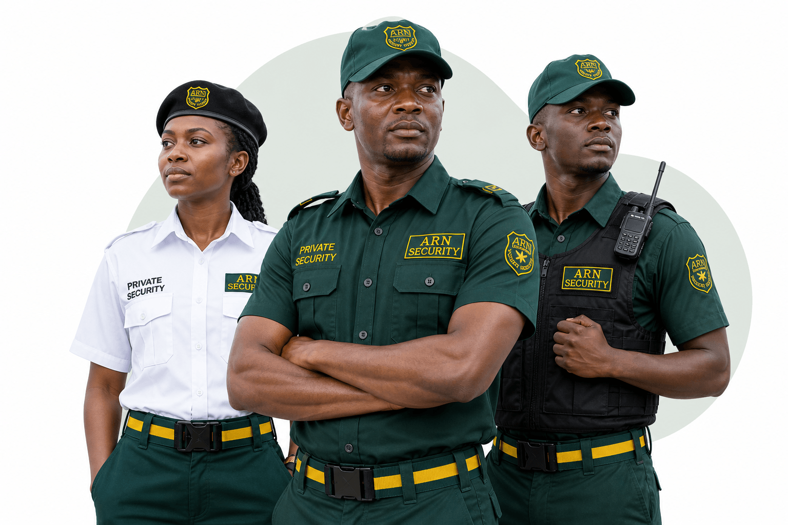 ARN Security guard representing manned security